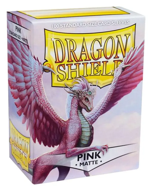 Dragon Shield Standard Sleeves - Matte Pink (100 Sleeves)