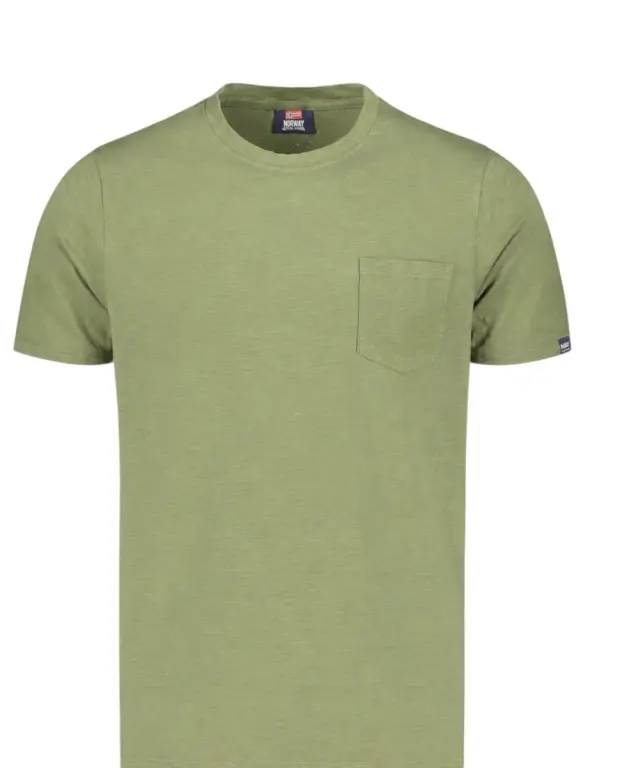 Norway Nautical School - Ανδρικό T-shirt Κοντομάνικο 866031-ARMY Χακί