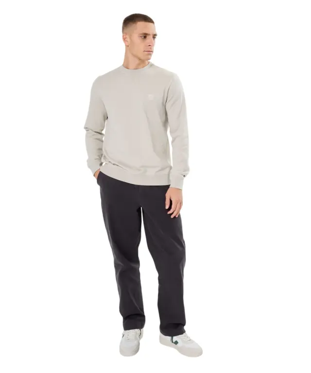 Hugo Boss - Ανδρικό Φούτερ Westart Cotton Terry 50509323-271 Μπεζ 2