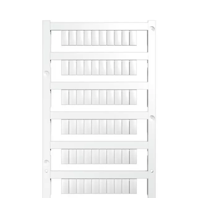 MultiFit, Terminal marker, 10 x 5 mm, Pitch in mm (P): 5.00 Phoenix, Wieland, Legrand, Telemecanique, Entrelec, white