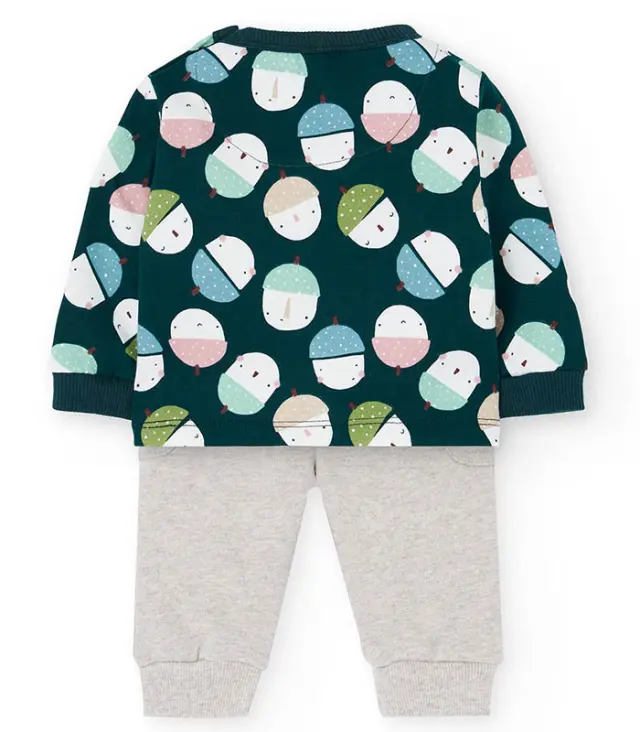 Boboli Σετ μπλούζα και παντελόνι για αγόρι COZY WINTER - 12M 2