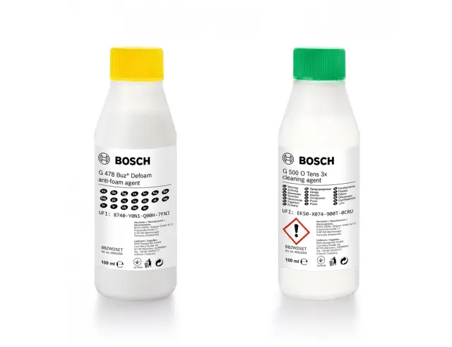 Σετ Καθαριστικά Bosch AquaWash&Clean για ηλεκτρικές σκούπες Bosch με χωρητικότητα 100ml BBZWDSET