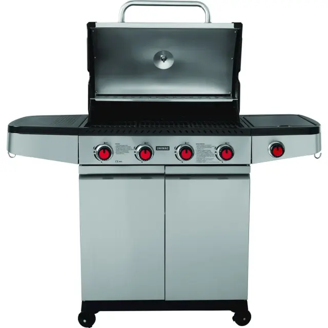 ΨΗΣΤΑΡΙΑ ΥΓΡΑΕΡΙΟΥ INOX BBQ PREMIUM LINE - 4 ΕΣΤΙΕΣ ΚΑΙ 1 ΠΛΑΪΝΟ ΜΑΤΙ 661317 2
