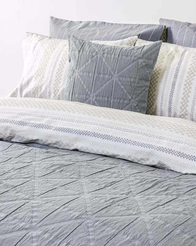 Κουβέρτα 220x240 Υπέρδιπλη Ματλασέ 300gsm Nima Drift Gray 100% βαμβακερό 2