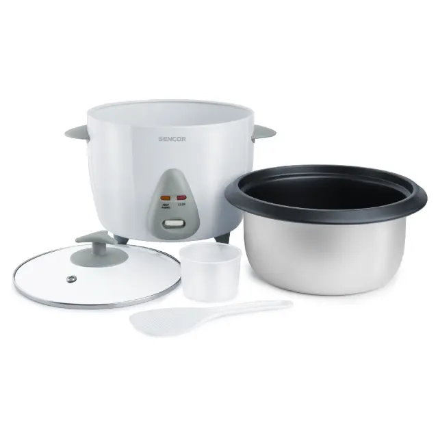 Ατμομάγειρας Ρυζιού Rice Cooker 1,5lt Stainless Steel Sencor SRM 1500WH Λευκό 3