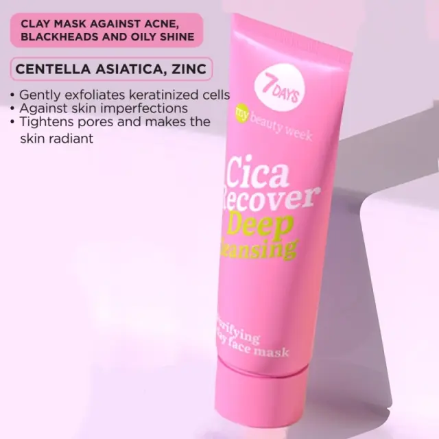 7Days Mb Cica Recover Purifying Clay Face Mask Μάσκα Προσώπου 80ml 3