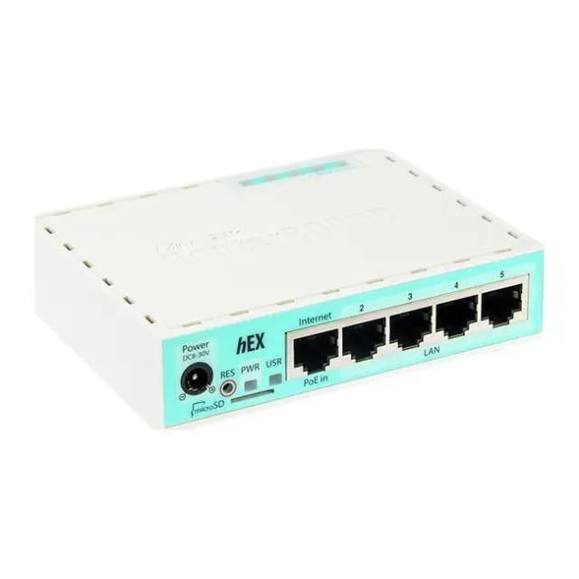MikroTik Router hEX Gigabit Ethernet 4-Port (RB750GR3) 2