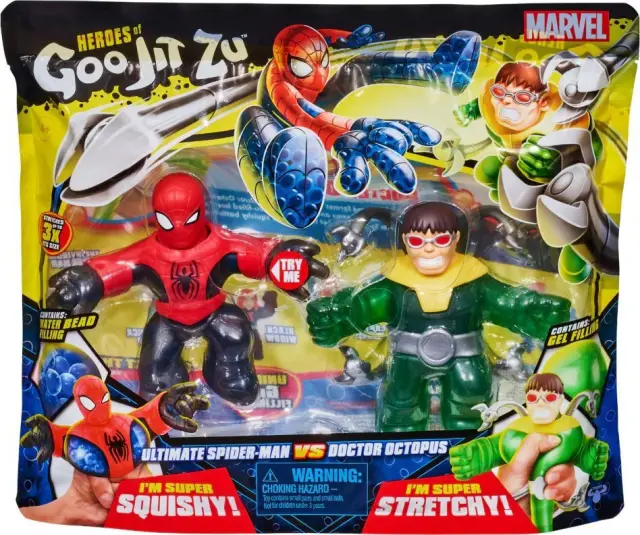Goo Jit Z- Marvel S5 Versus Pac- Spid-Man vs. Dr. Octopus (41378)
