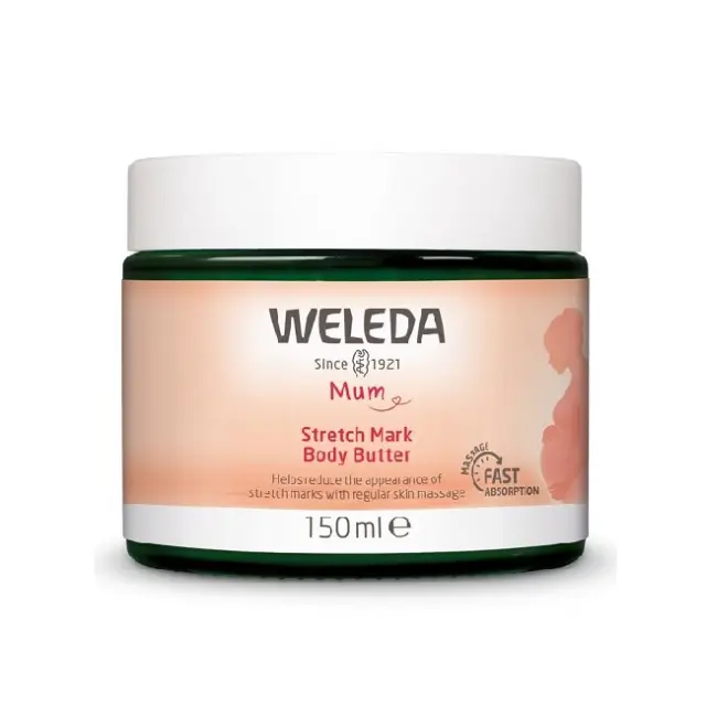 Weleda Mama Stretch Mark Body Butter Nourishing Care Βούτυρο Σώματος για Ραγάδες, 150ml