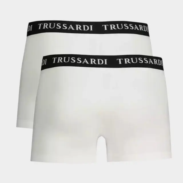 Trussardi Jeans- Ανδρικά Μποξεράκια 2Pack TRU2UTR02-01WHIT Λευκό - 2XL 2