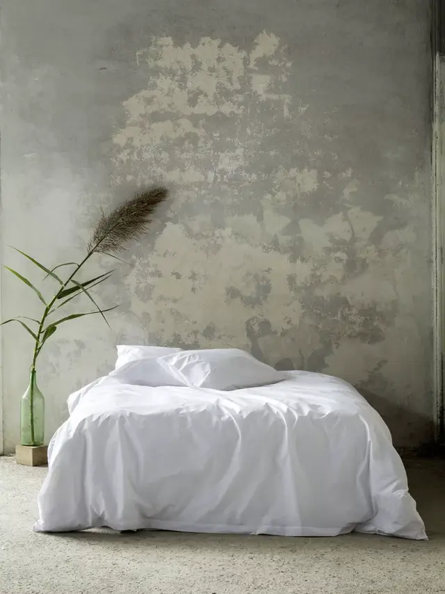 Σεντόνι Polycotton, 144 T.C. Υπέρδιπλο 240x260 Λευκό