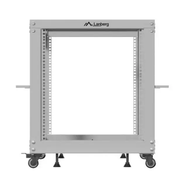 Lanberg Open Rack 19" 12U 600X600-1100 Adjustable Gray (OR01-6112-S)