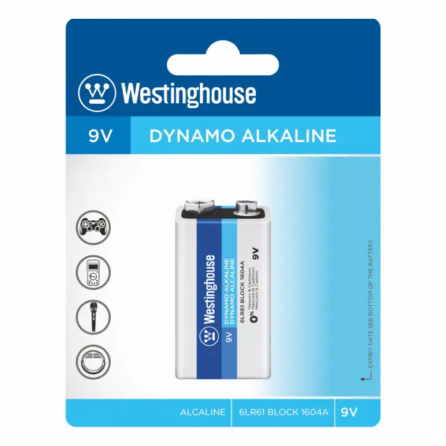 08895540-00045 | ﻿6LR61-BP1 | Dynamo Alkaline - 9V - Blister 1pc