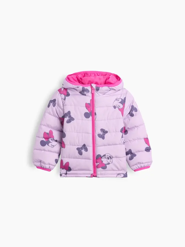 Νηπιακό Φουσκωτό Μπουφάν babyGap με Disney Τύπωμα NOSTALGIC LAVENDER