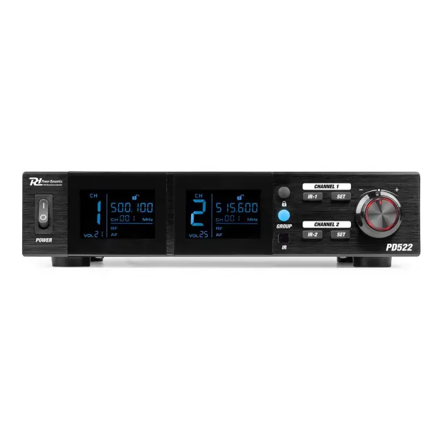 POWER DYNAMICS PD522 ΣΥΣΤΗΜΑ 2 ΑΣΥΡΜΑΤΩΝ ΜΙΚΡΟΦΩΝΩΝ ΧΕΙΡΟΣ UHF 2