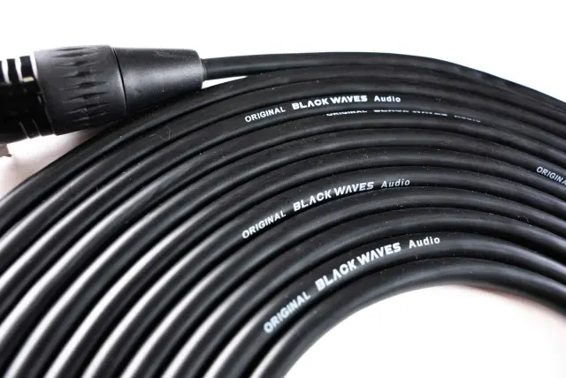 WELX Premium 2 X RCA to 2 X RCA Cable – 1m (RR) (Black) 2