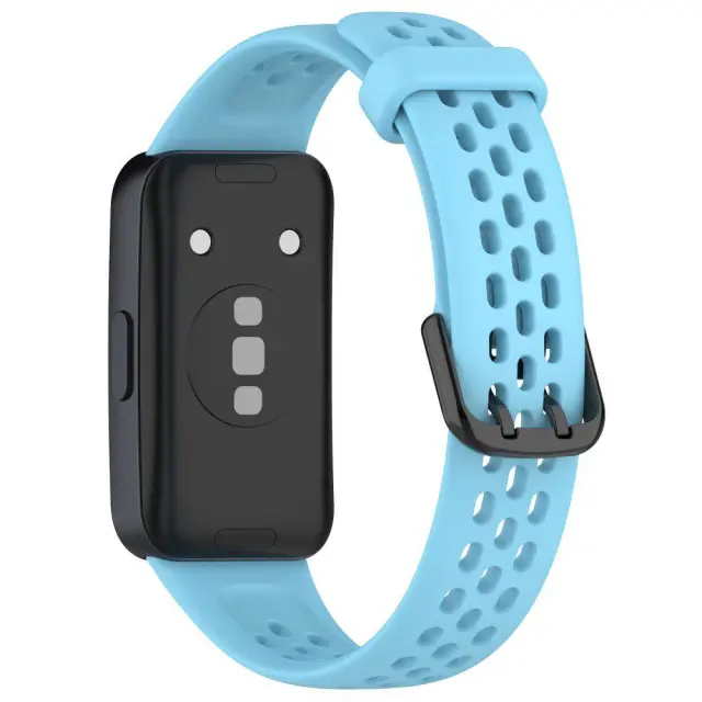 Ανταλλακτικό Λουράκι Σιλικόνης Breathable για Huawei Band 8 / 9 /10 - Sky Blue OEM