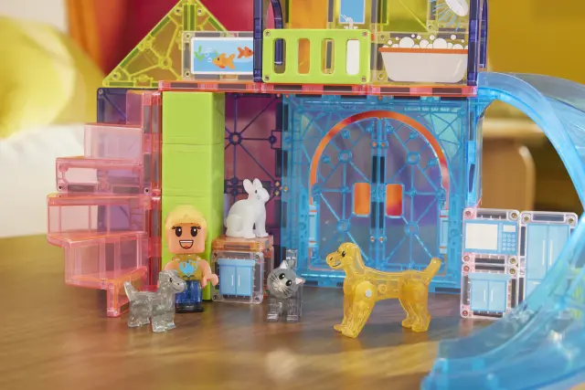 Magna-Tiles Μαγνητικά Πλακίδια Pet Playhouse 50 Κομμάτια (3+ ετών) 252050PP 3