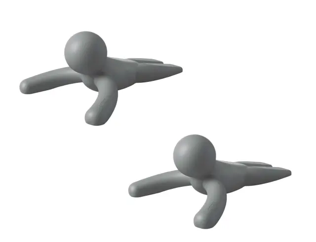 Σετ Στοπ Πόρτας Buddy Umbra - Γκρι - 2 τεμάχια1013767-149 2