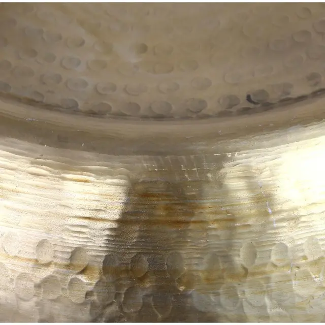 Τραπεζάκι-Κασπώ Χρυσό Μέταλλο 59x59x29.5cm Σετ 2Τμχ 2