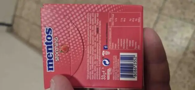 Mentos Storming Φράουλα 1 τμχ 2