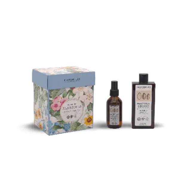 Phytorelax Mandorla Dry Oil Ξηρό λάδι 100ml & Shower Gel Αφρόλουτρο 250 ml με Αμυγδαλέλαιο, 2 τμχ