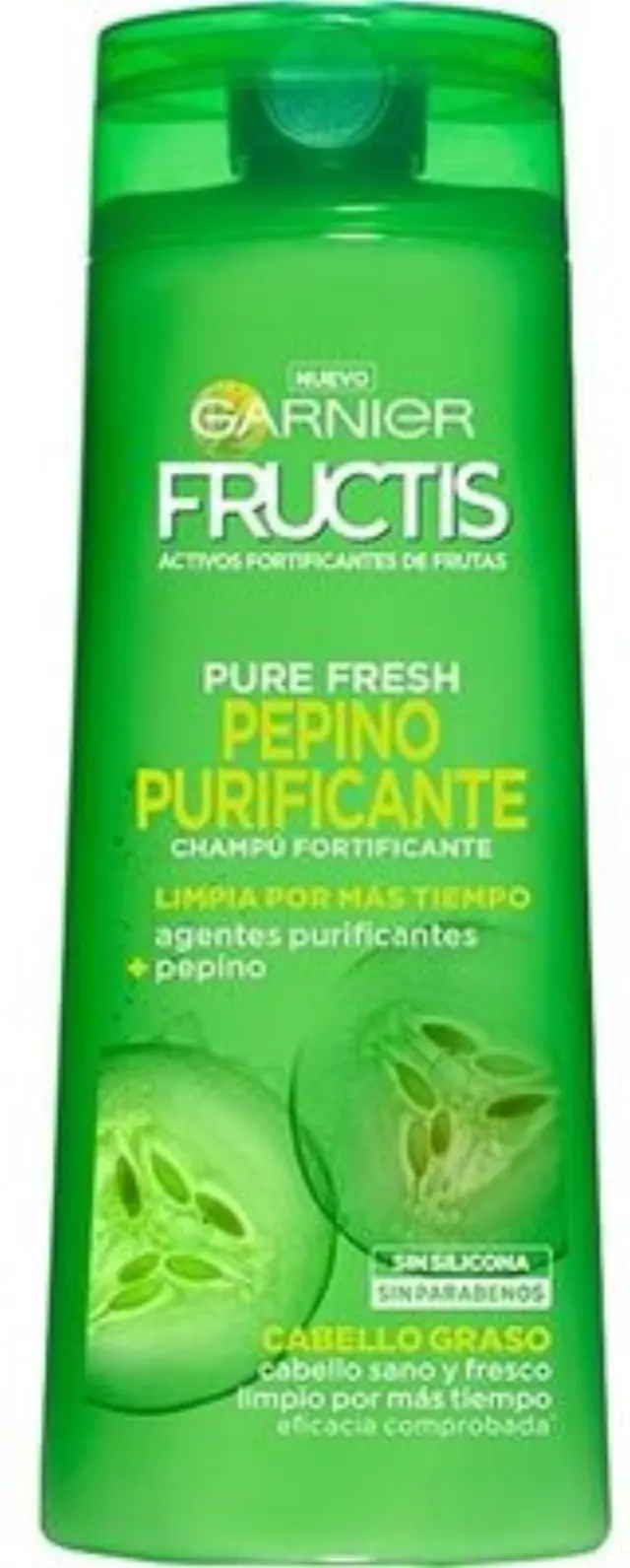 Garnier Fructis Pure Fresh Σαμπουάν Αναδόμησης/Θρέψης & Βαθύ Καθαρισμού για Λιπαρά Μαλλιά 250ml