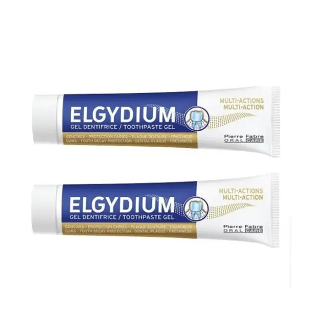 Elgydium Promo Multi-Action Οδοντόκρεμα για την Προστασία των Ούλων -50% Στο 2ο Προϊόν, 2x75ml 2