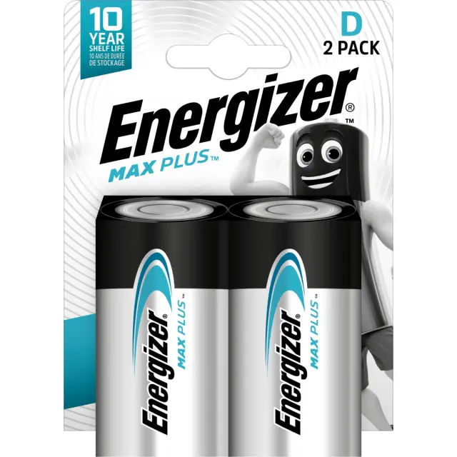 Energizer Max Plus LR20/D alkaline battery (blister) (ENE18621) ENEGIZER