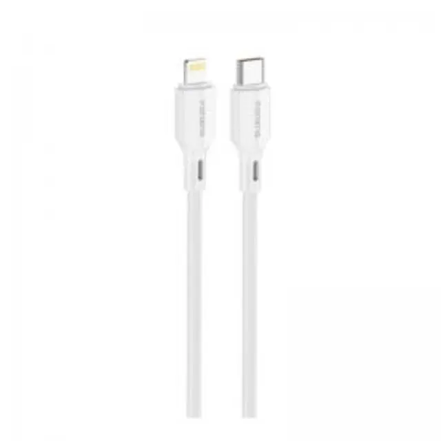 Καλώδιο Σύνδεσης USB 2.0 Foneng XS11 Braided USB C σε Lightning PD 30W 1m Λευκό N68666 2