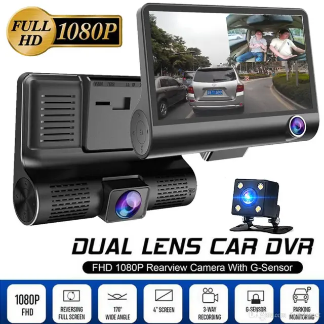 DVR video full HD 1080P 4 - Καταγραφικό με κάμερα οπισθοπορείας και εσωτερικού χώρου