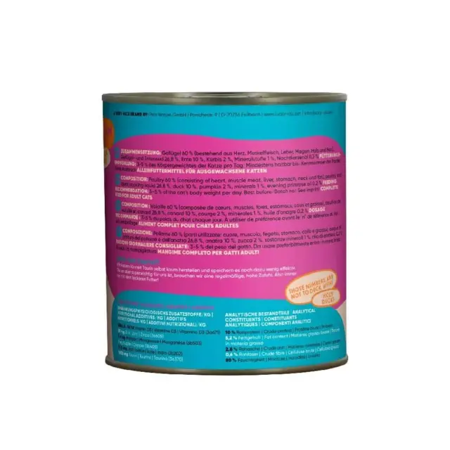 Lucky Lou LifeStage Adult Πουλερικά & Πάπια (με Κολοκύθα) 800gr 3