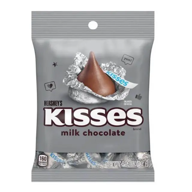 Hershey’s Milk Chocolate Kisses ΧΓ 137gr (ΠΡΟΣΟΧΗ! Λιώνει!)