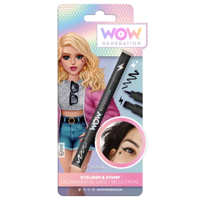 Eyeliner Wow Generation με σφραγίδα μαύρη κεραυνός