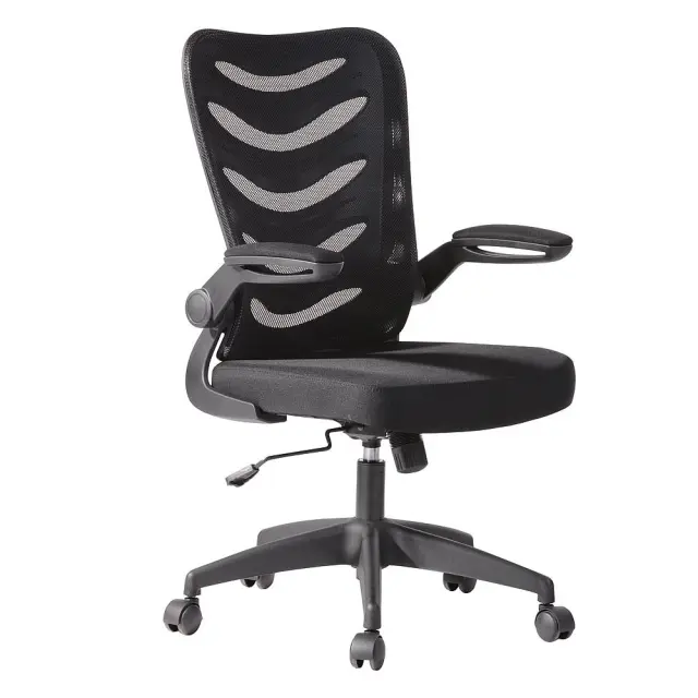 Πολυθρόνα Γραφείου BF2945 Μαύρο Ύφασμα/Mesh 61x61x97/107cm