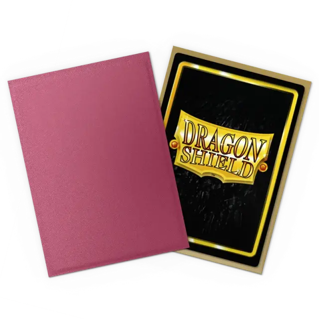 Dragon Shield Standard Matte Dual Sleeves Pomegranate & Gold (100 Sleeves) 2