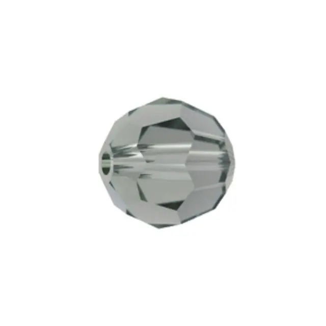Swarovski 5000 Faceted Round Black Diamond 4mm - 10τεμ