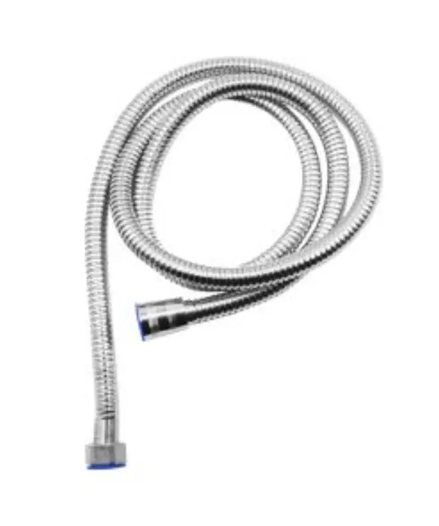 Σπιράλ Ντουζ Inox 140cm Ασημί
