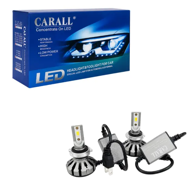 Carall Λάμπες LED Αυτοκινήτου H7 Διπλού Χρώματος 6500K / 3000K με Εναλλαγή Φωτισμού - H7 Dual Color LED 23066