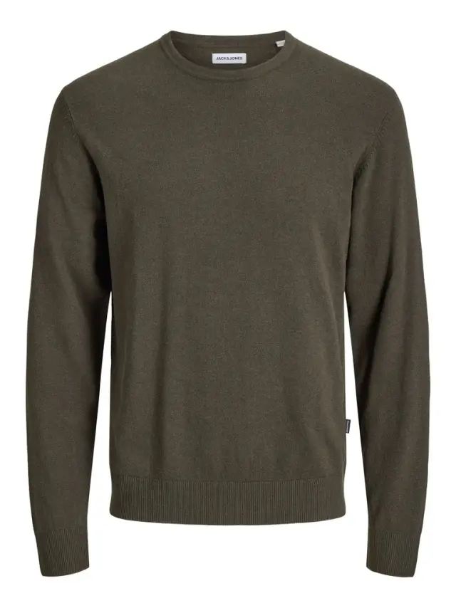 JJEEMIL KNIT CREW NECK NOOS - Rosin