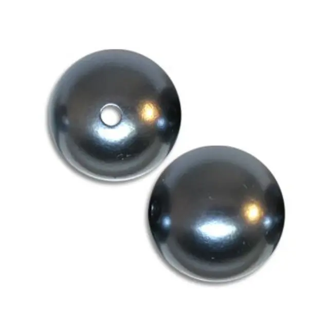 Τεχνητή Χάντρα Hematite Pearl 14mm - 24τεμ