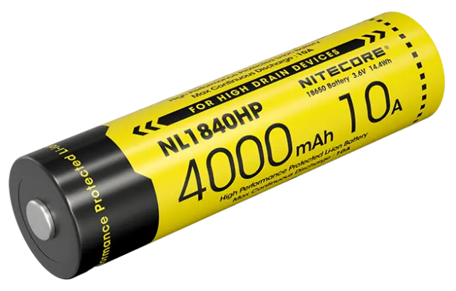 ΜΠΑΤΑΡΙΑ NITECORE 18650 / 4000mAh (τιμή τεμαχίου), NL1840HP