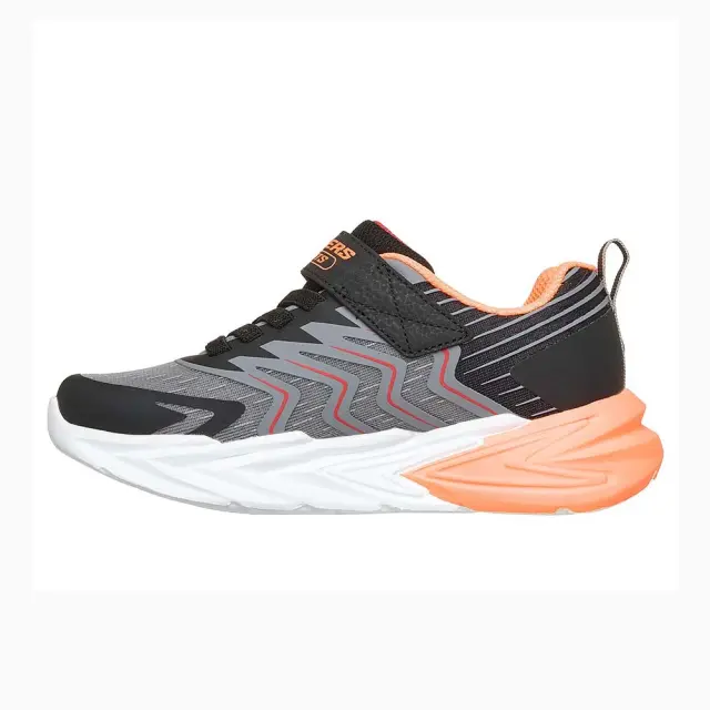 Skechers Boy's S Lights Flex Glow Ultra Prism Pacer Μαύρο - Γκρι 400141LC-BKCC (Skechers) 2