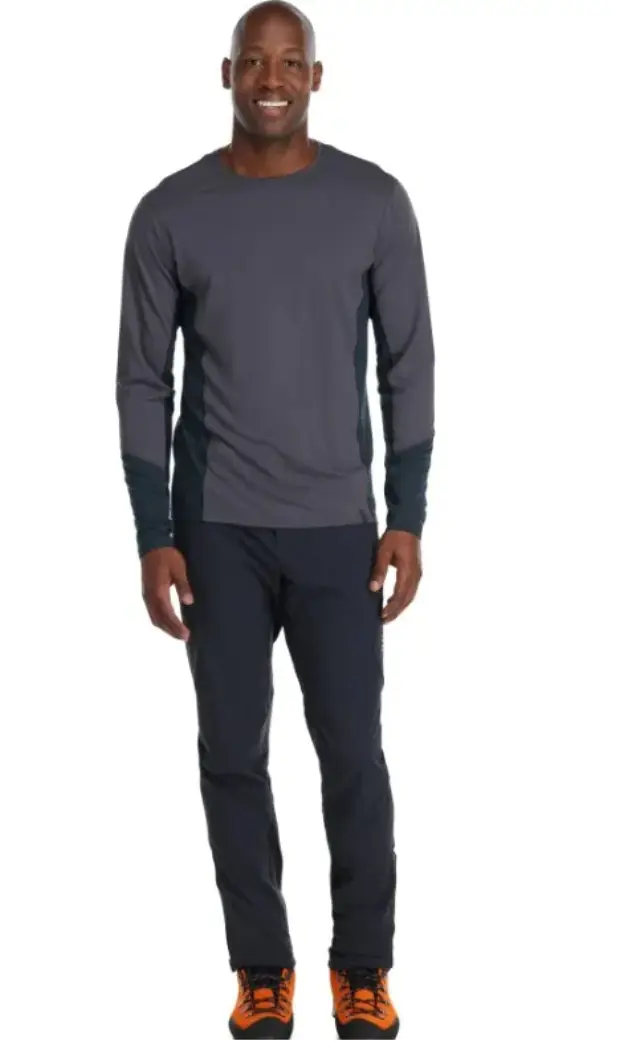 Rab Syncrino Base LS Tee Graphene Ανδρική Τεχνική Μπλούζα Με Μαλλί Merino - Large 3