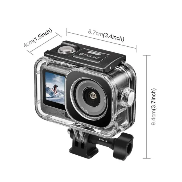 Puluz® Aδιάβροχη Θήκη έως 60m για DJI Osmo Action 6 (PU1078T) 2