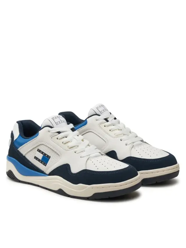 Tommy Hilfiger - Ανδρικά Sneakers Tjm New Basket Sneaker Lc EM0EM01500-C1G Μπλε 2