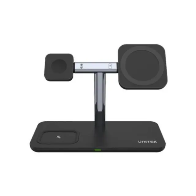 Unitek Magnetic Charger Qi 3in1 iPhone 15W (P1212A) 2