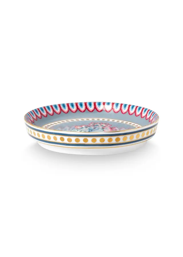 PIP STUDIO ΠΟΡΣΕΛΑΝΙΝΟ ΣΟΥΒΕΡ FLOWER FESTIVAL ΑΝΟΙΚΤΟ ΜΠΛΕ 9cm - One size 2