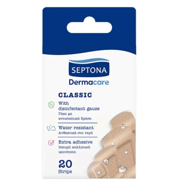 Septona Αυτοκόλλητα Επιθέματα Classic 40τμχ