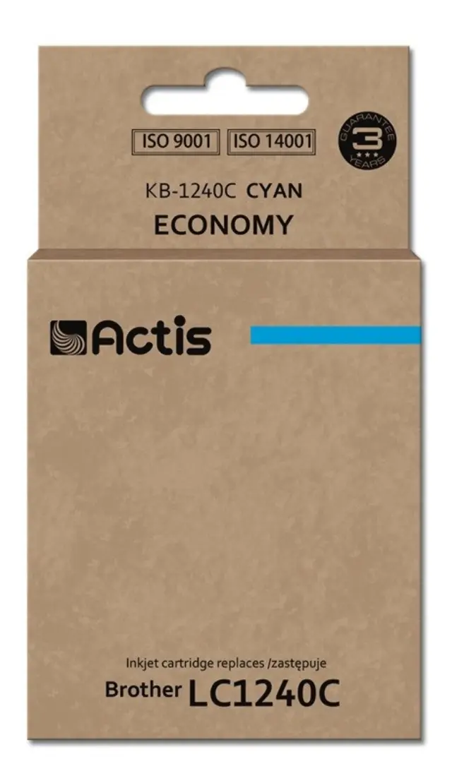 Actis KB-1240C Ink (replacement for Brother LC1240C -LC1220C Standard 19 ml cyan)